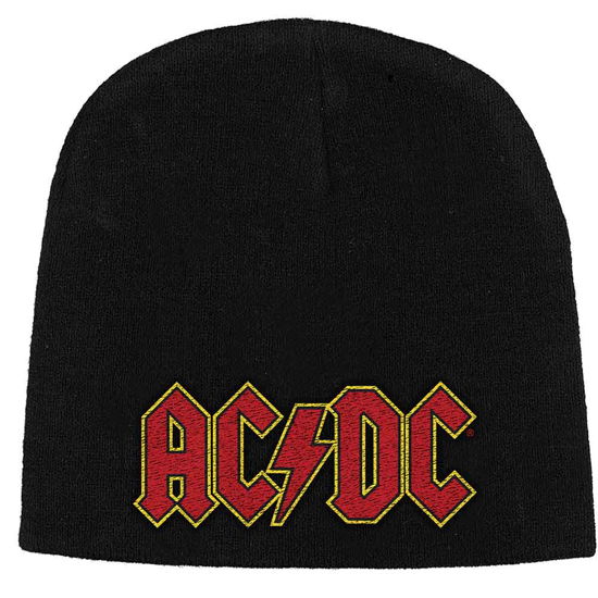 Cover for AC/DC · AC/DC Unisex Beanie Hat: Logo (Klær) [Black - Unisex edition] (2019)