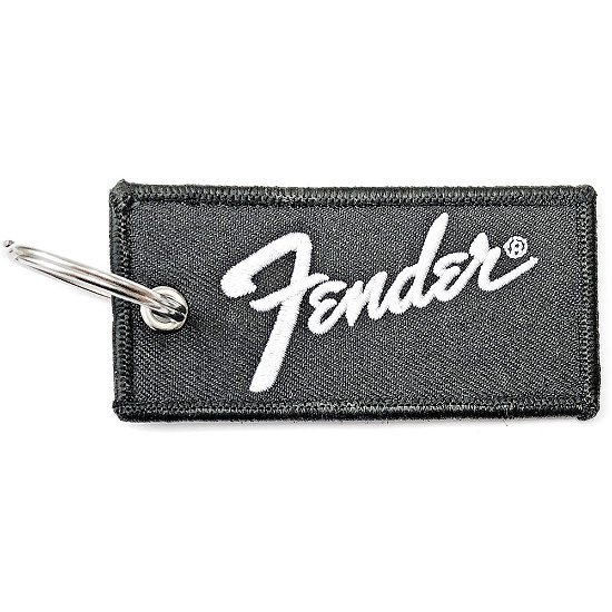 Fender Keychain: Logo (Double Sided Patch) - Fender - Merchandise -  - 5056368603808 - 