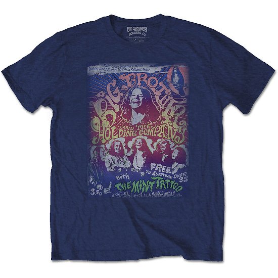 Cover for Big Brother &amp; The Holding Company · Big Brother &amp; The Holding Company Unisex T-Shirt: Selland Arena (T-shirt) [size M] [Blue - Unisex edition]