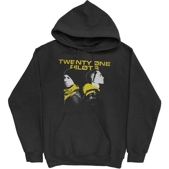 Cover for Twenty One Pilots · Twenty One Pilots Unisex Pullover Hoodie: Back To Back (Hoodie) [size S] [Black - Unisex edition]