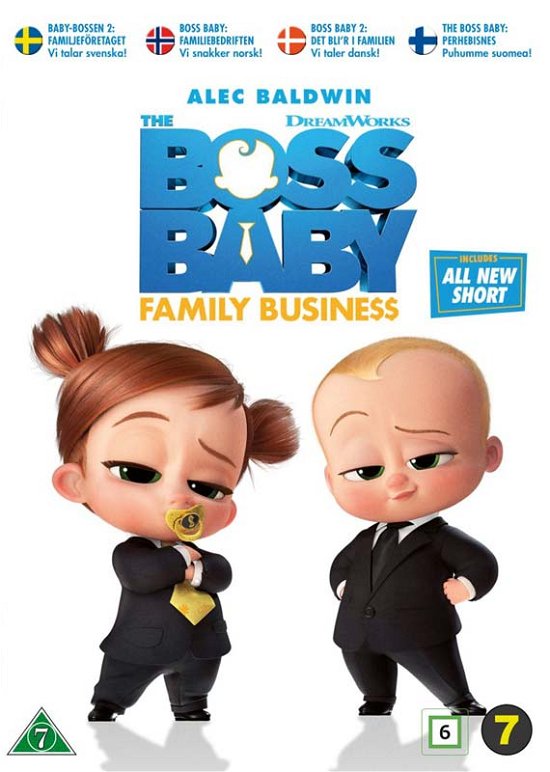 Cover for Boss Baby · Boss Baby: Family Business (DVD) (2022)