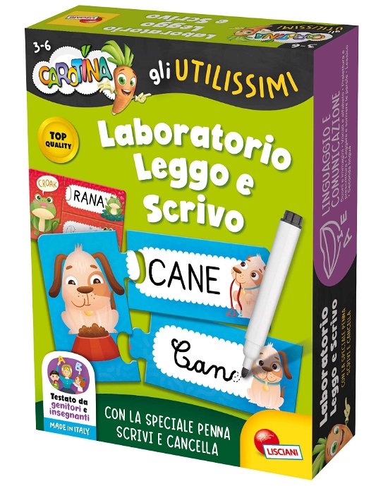 Cover for Lisciani: Carotina · Gli Utilissimi Laboratorio Leggo E Scrivo (MERCH)