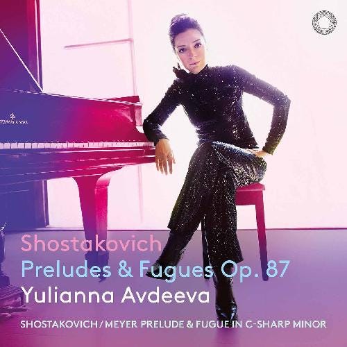 Cover for Yulianna,avdeeva / Meyer · Shostakovich: Preludes &amp; Fugues Op. 87 (CD) (2025)