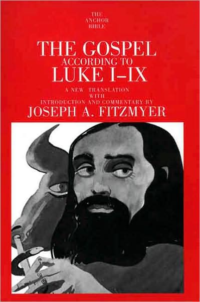 Cover for Fitzmyer, Joseph A., SJ · The Gospel According to Luke I-IX - The Anchor Yale Bible Commentaries (Paperback Book) (1970)