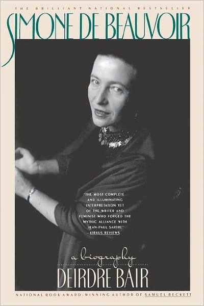 Cover for Deirdre Bair · Simone De Beauvoir: a Biography (Taschenbuch) [1st Touchstone Ed edition] (1991)