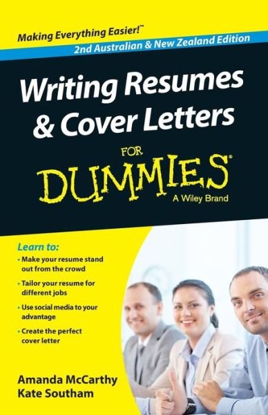 Cover for Amanda McCarthy · Writing Resumes and Cover Letters For Dummies - Australia / NZ (Paperback Book) [2nd Australian and New Zealand edition] (2014)