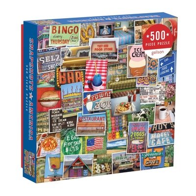 Snapshots of America 500 Piece Puzzle - Galison - Jogo de tabuleiro - Galison - 9780735357808 - 11 de fevereiro de 2019