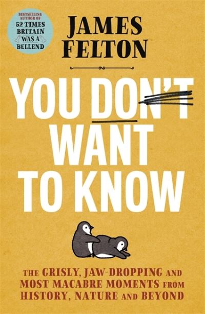 Cover for James Felton · You Don't Want to Know: The grisly, jaw-dropping and most macabre moments from history, nature and beyond (Hardcover Book) (2021)