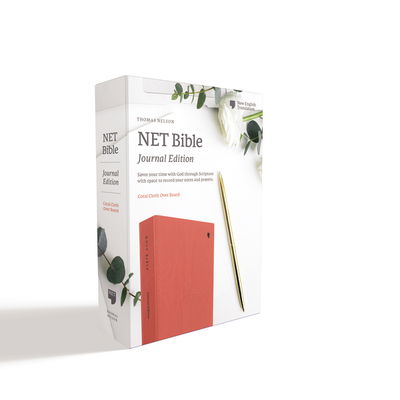 Cover for Thomas Nelson · NET Bible, Journal Edition, Cloth over Board, Coral, Comfort Print: Holy Bible (Hardcover Book) (2019)