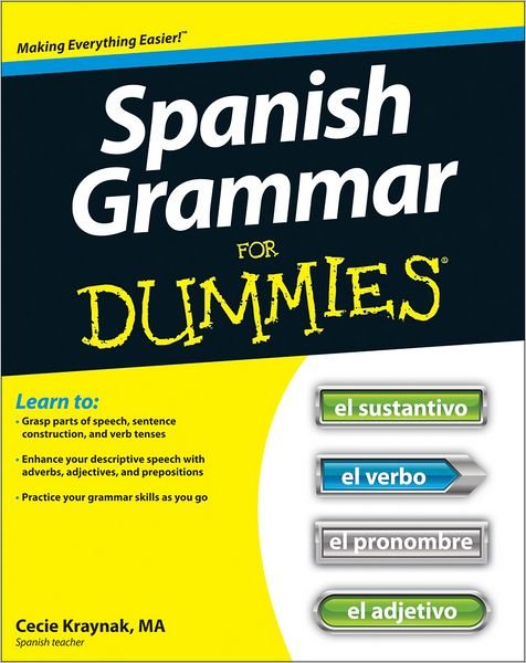 Cover for Cecie Kraynak · Spanish Grammar For Dummies (Paperback Bog) (2012)