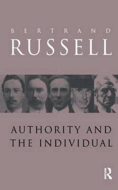 Cover for Bertrand Russell · Authority and the Individual (Hardcover Book) (2017)