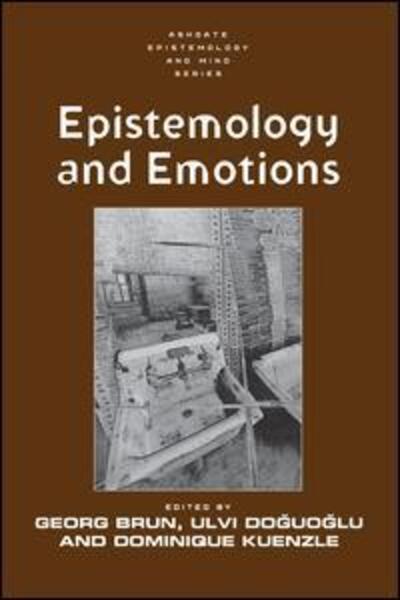 Cover for Georg Brun · Epistemology and Emotions (Paperback Book) (2016)