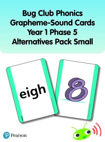 Cover for Rhona Johnston · Bug Club Phonics Grapheme-Sound Cards Year 1 Phase 5 Alternatives Pack (Small) - Phonics Bug (Flashcards) (2022)