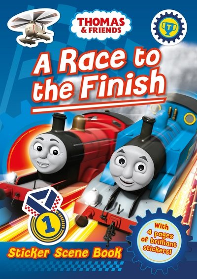 Cover for Farshore · Thomas and Friends: A Race to the Finish (Sticker Scene Book) (Paperback Bog) (2016)