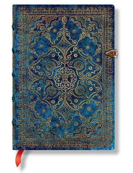 Azure (Equinoxe) Midi Lined Hardcover Journal (Clasp Closure) - Equinoxe - Paperblanks - Bøger - Paperblanks - 9781439726808 - 2014