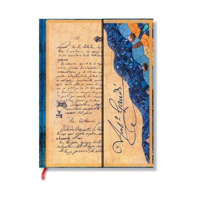Cover for Paperblanks · Gaudi, the Manuscript of Reus (Embellished Manuscripts Collection) Midi Lined Hardback Journal (Elastic Band Closure) (Buch) (2024)