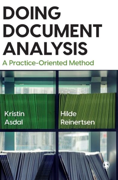 Cover for Kristin Asdal · Doing Document Analysis: A Practice-Oriented Method (Innbunden bok) (2021)