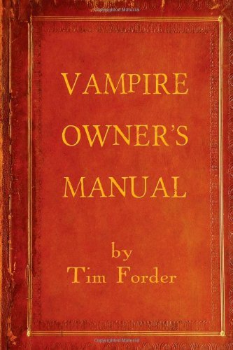 Cover for Tim Forder · Vampire Owner's Manual (Paperback Book) (2013)
