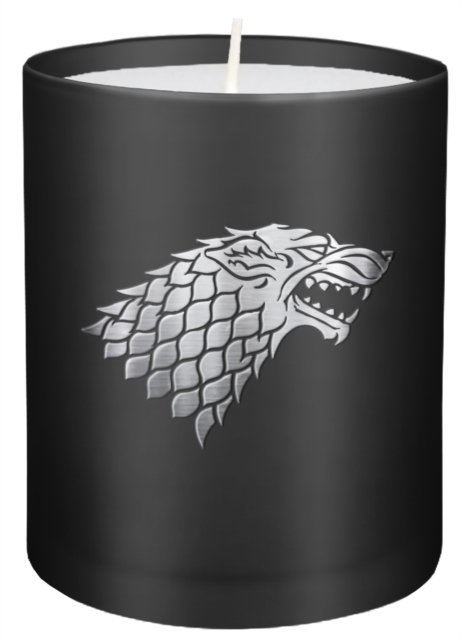 Game of Thrones: House Stark Large Glass Candle - Insight Editions - Livros - Insight Editions - 9781682982808 - 16 de outubro de 2018