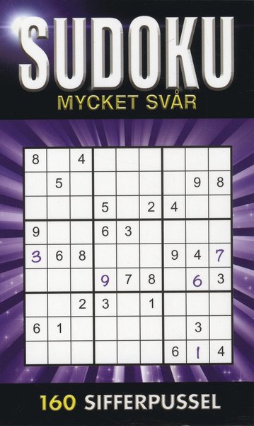 Cover for Michiko Yamato · Sudoku Mycket svår Lila (Paperback Book) (2019)