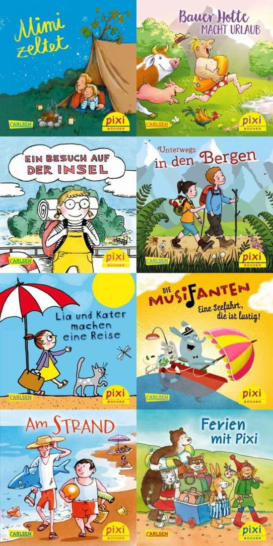 Pixi-8er-Set 268: In die Ferien mit Pixi (8x1 Exemplar) - Miriam Cordes - Books - Carlsen Verlag GmbH - 9783551044808 - June 2, 2020