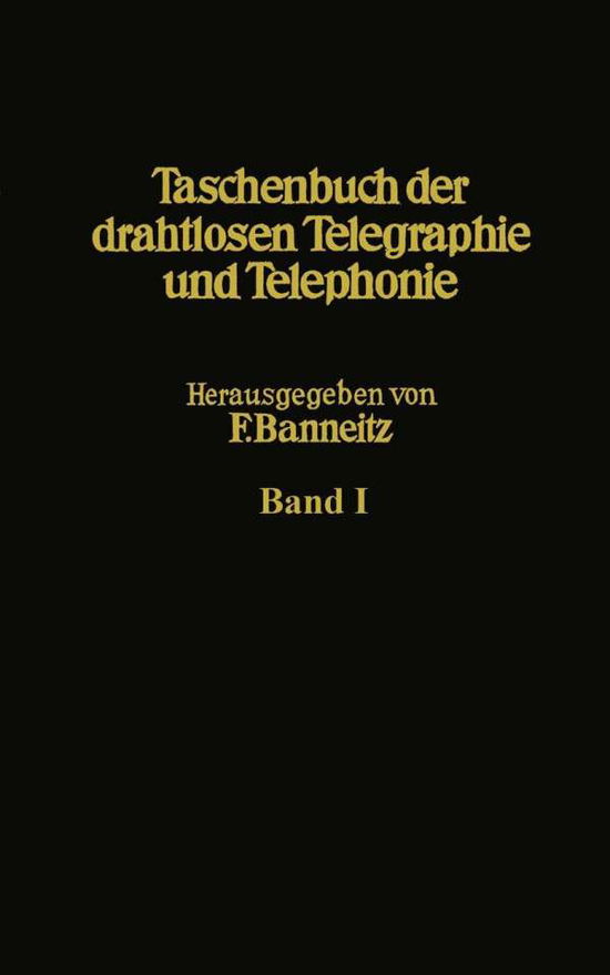 Cover for Alberti · Taschenbuch der drahtlosen Telegraphie und Telephonie (Book) (1927)