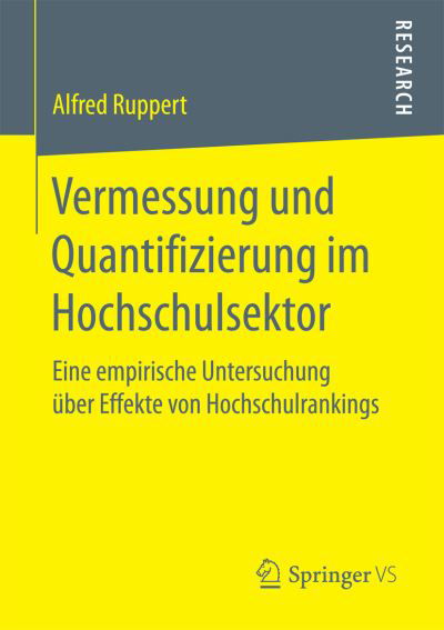 Cover for Ruppert · Vermessung und Quantifizierung (Buch) (2016)