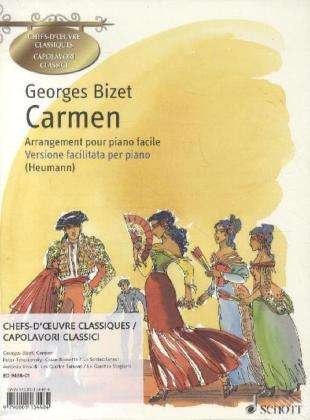 Cover for Bizet · Carmen,Nussk.,4 Jahresz.ED9438-01 (Book)