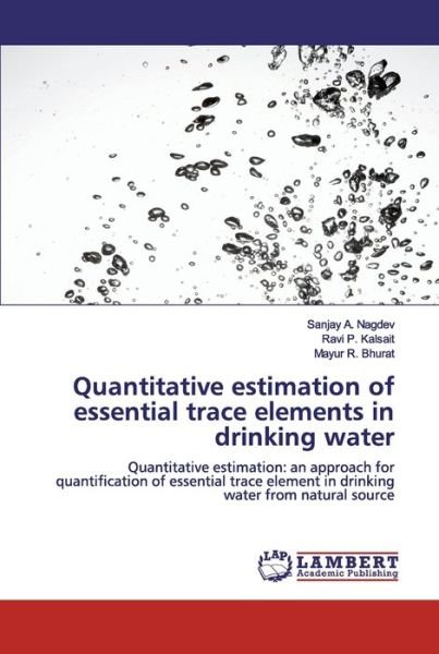 Cover for Nagdev · Quantitative estimation of essen (Book) (2019)