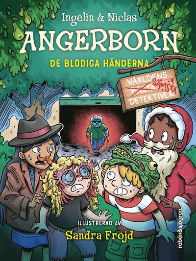 Niclas Angerborn Ingelin Angerborn · De blodiga händerna (Inbunden Bok) (2025)