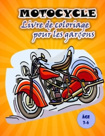 Cover for Thomas D · Livre de coloriage de motos pour les enfants (Paperback Bog) (2022)