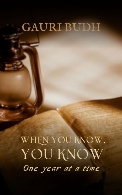 Cover for Gauri Budh · When You Know, You Know (Book) (2023)