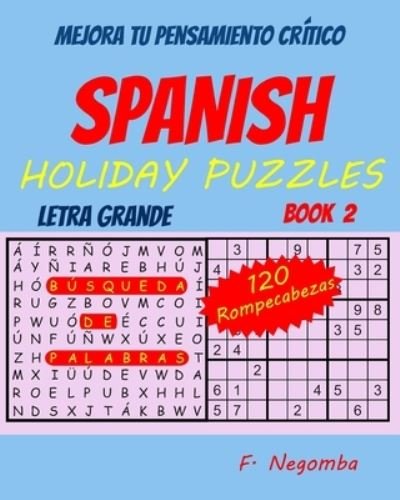Cover for F Negomba · Spanish Holiday Puzzles (Paperback Bog) (2020)