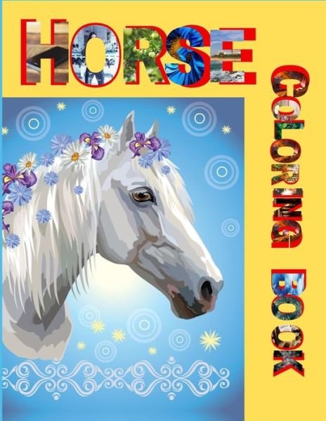 Cover for Zod-7 Media · Horse Coloring Book (Paperback Book) (2020)