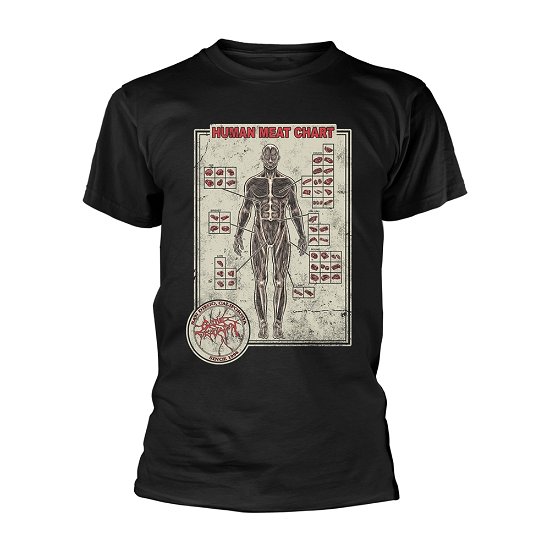Cover for Cattle Decapitation · Human Meat Chart (T-shirt) [size M] (2022)