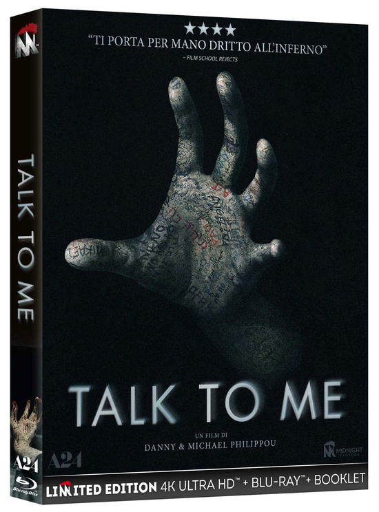 Cover for Talk To Me (4K Ultra Hd+Blu-Ray) (4K Ultra HD/BD) (2024)