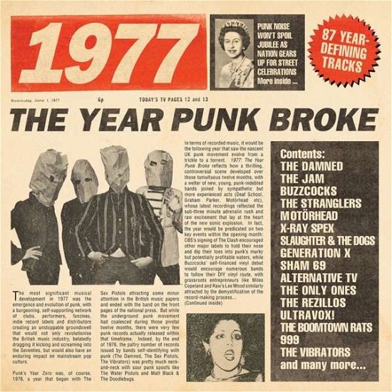 Cover for 1977 - the Year Punk Broke: 3cd Boxset (CD) [Box set] (2024)