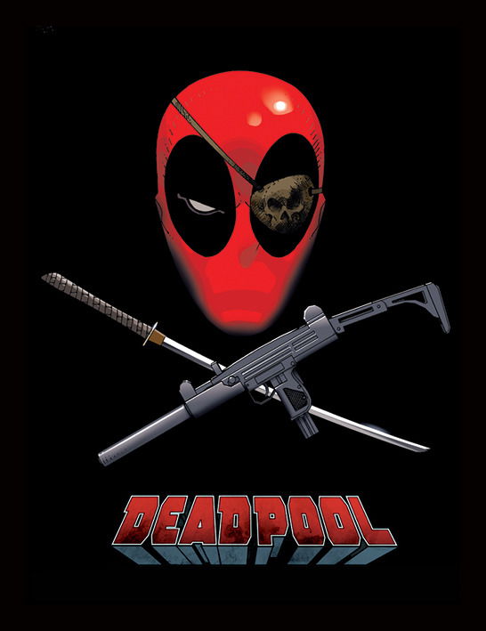 Cover for Marvel: Deadpool · Marvel: Deadpool - Eye Patch (Stampa In Cornice 30X40 Cm) (Toys)