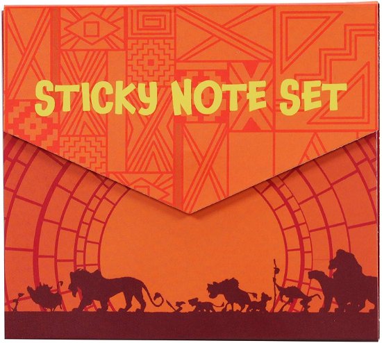 Disney The Lion King Sticky Note Set - Half Moon Bay - Gadżety -  - 5055453466809 - 7 lutego 2019
