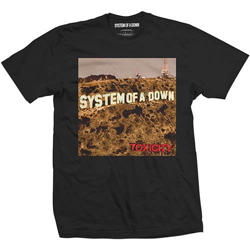 System Of A Down Unisex T-Shirt: Toxicity - System Of A Down - Produtos - Bravado - 5055979933809 - 