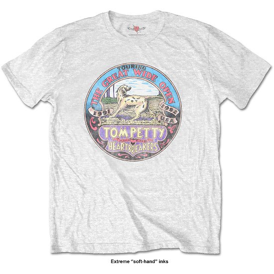 Cover for Tom Petty &amp; The Heartbreakers · Tom Petty &amp; The Heartbreakers Unisex T-Shirt: The Great Wide Open (Soft Hand Inks) (T-shirt) [size M] [White - Unisex edition]