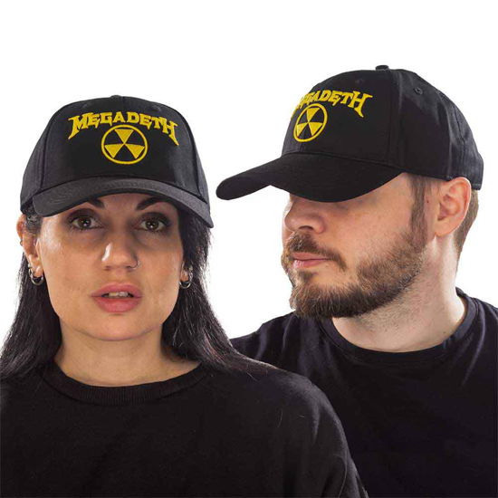 Cover for Megadeth · Megadeth Unisex Baseball Cap: Hazard Logo (CLOTHES) [Black - Unisex edition]