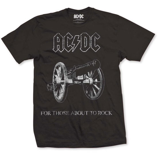 AC/DC Unisex T-Shirt: About to Rock - AC/DC - Mercancía -  - 5056170689809 - 