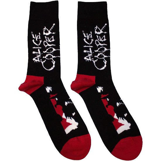 Alice Cooper Unisex Ankle Socks: Face (UK Size 7 - 11) - Alice Cooper - Merchandise -  - 5056737244809 - 