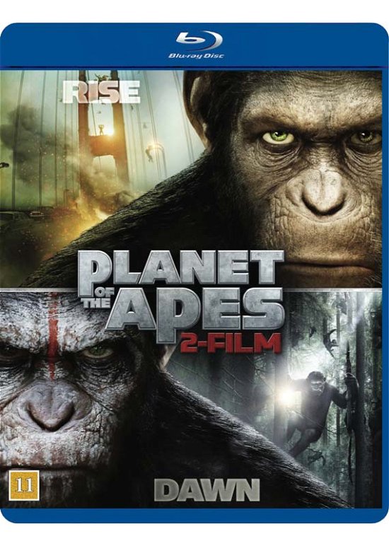 Rise to the Dawn (2-bd) - Planet of the Apes - Film - Fox - 7340112715809 - 16. august 2017
