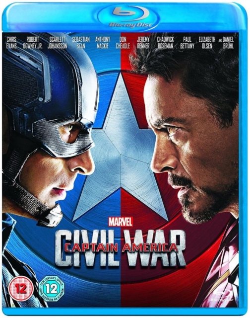 Cover for Captain America  Civil War · Captain America 3 - Civil War (Blu-ray) (2016)