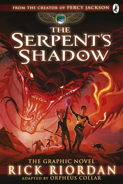 Cover for Rick Riordan · The Serpent's Shadow: The Graphic Novel (The Kane Chronicles Book 3) (Paperback Bog) (2018)