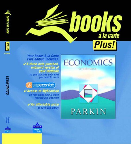 Economics & Myeconlab Student Access Kit (Books a La Carte) - Michael Parkin - Books - Addison Wesley Publishing Company - 9780321287809 - July 1, 2004