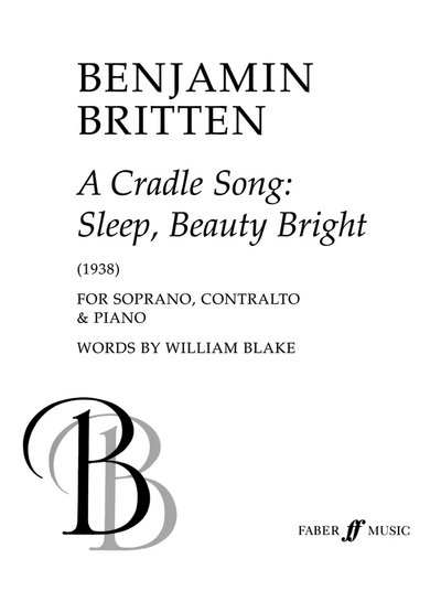Cover for Benjamin Britten · A Cradle Song (Paperback Book) (1998)