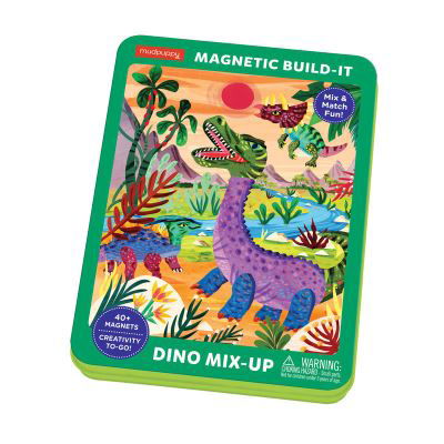 Dino Mix-Up Magnetic Build-It - Mudpuppy - Gra planszowa - Galison - 9780735376809 - 19 stycznia 2023